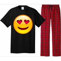 Emoticon Love Emoji Smiley with Heart Eyes Pajama Set