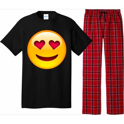 Emoticon Love Emoji Smiley with Heart Eyes Pajama Set