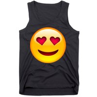 Emoticon Love Emoji Smiley with Heart Eyes Tank Top