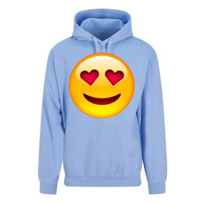 Emoticon Love Emoji Smiley with Heart Eyes Unisex Surf Hoodie