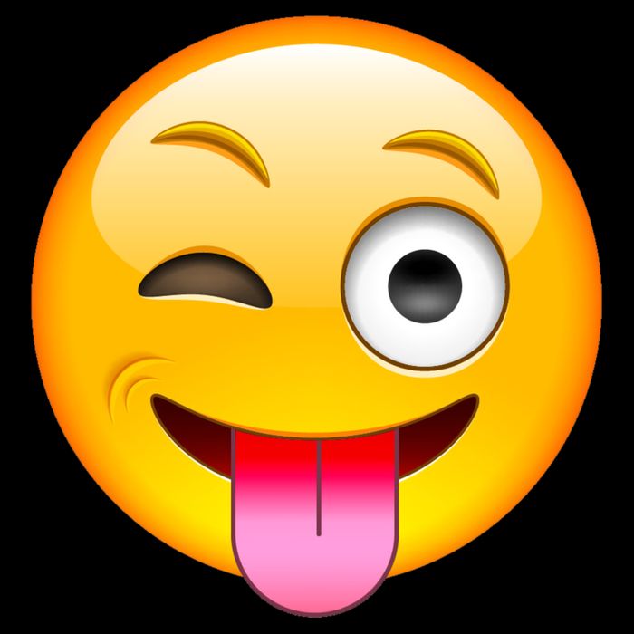 Emoticon Tongue Out Emoji with Winking Eye Smiley Flatbill Hat