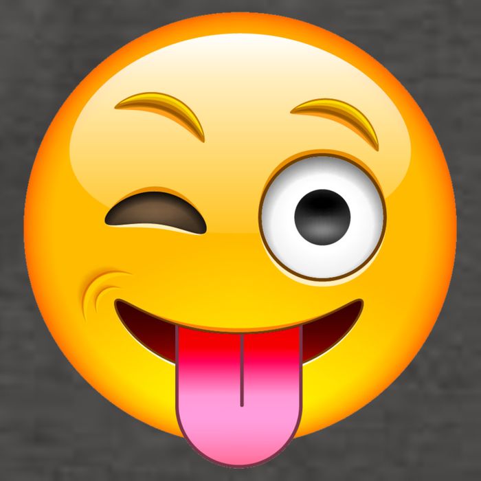Emoticon Tongue Out Emoji with Winking Eye Smiley Vector Backpack
