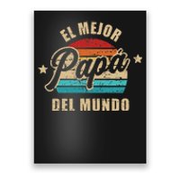 El Mejor Papá Del Mundo Para Dia Del Padre Vintage Retro Poster