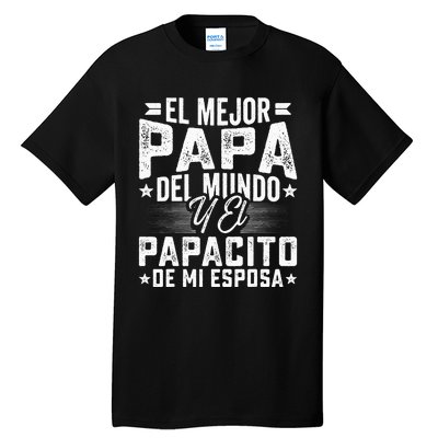 El Mejor Papa Del Mundo Camiseta En Espanol Padre Latino Tall T-Shirt