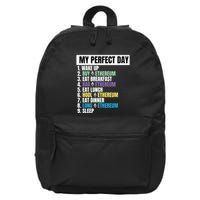 Ethereum My Perfect Day, Buy Crypto, Buy ETH, Funny Crypto Meme 16 in Basic Backpack