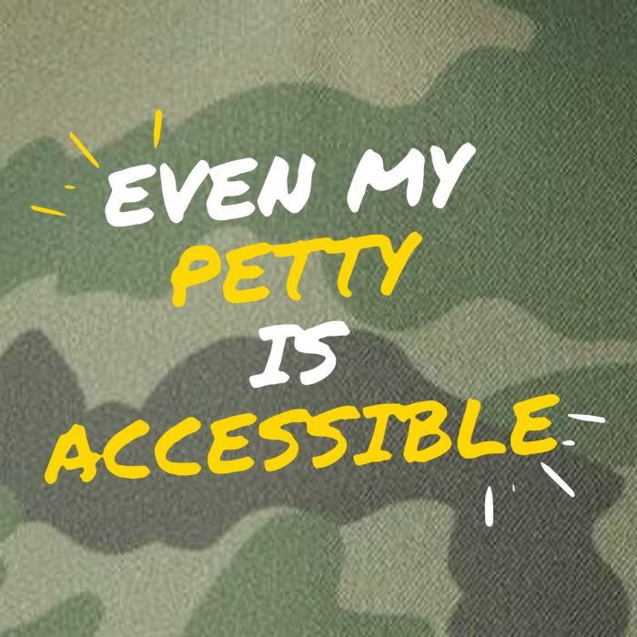 Even My Petty Is Disability Accessible Legacy Tie Dye Trucker Hat