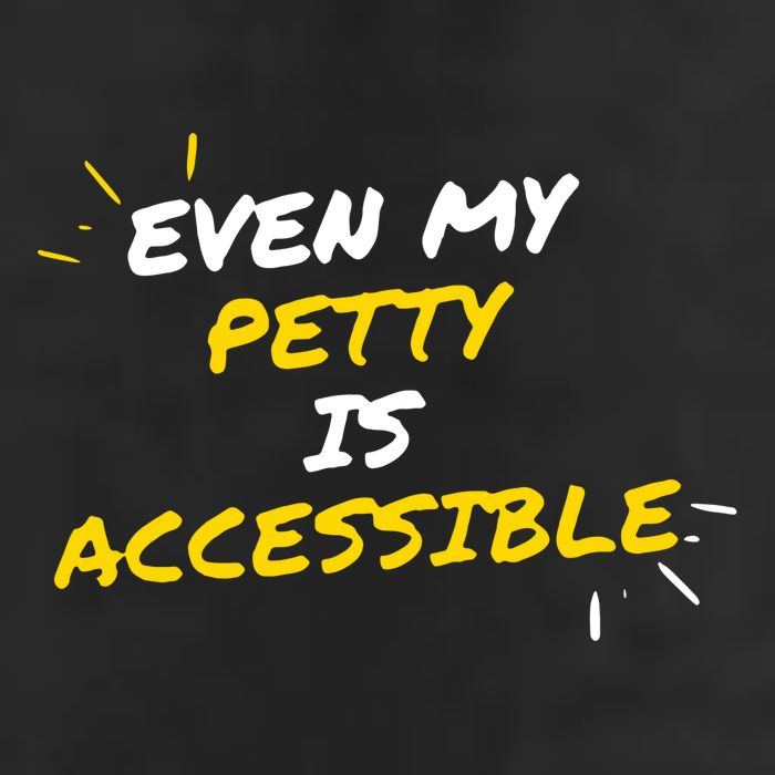 Even My Petty Is Disability Accessible Adult Drive Performance Visor