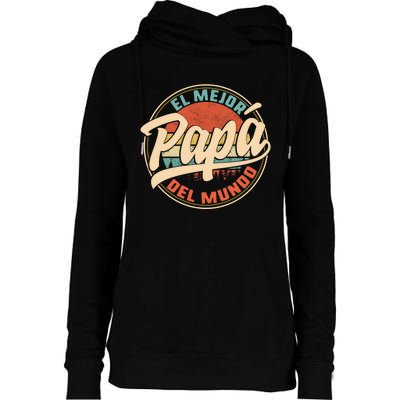 El Mejor Papa Del Mundo CumpleañOs Regalo Del DíA Del Padre Womens Funnel Neck Pullover Hood