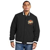 El Mejor Papa Del Mundo CumpleañOs Regalo Del DíA Del Padre Insulated Varsity Jacket