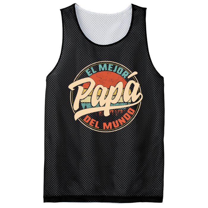 El Mejor Papa Del Mundo CumpleañOs Regalo Del DíA Del Padre Mesh Reversible Basketball Jersey Tank