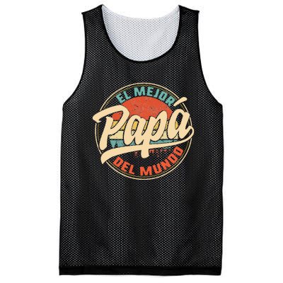 El Mejor Papa Del Mundo cumpleaños regalo del día del padre Mesh Reversible Basketball Jersey Tank