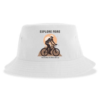 Explore More Put Somthing Fun Between Your Legs Sustainable Bucket Hat