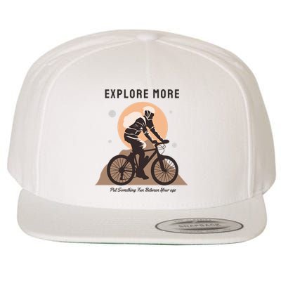 Explore More Put Somthing Fun Between Your Legs Wool Snapback Cap