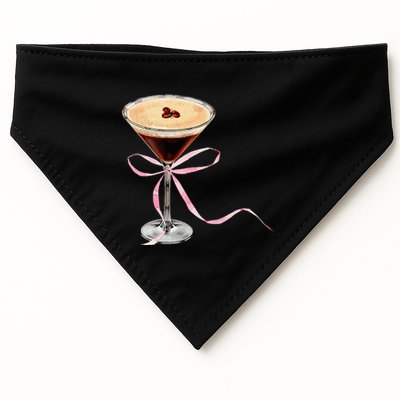 Espresso Martini P.I.N.K Bow USA-Made Doggie Bandana