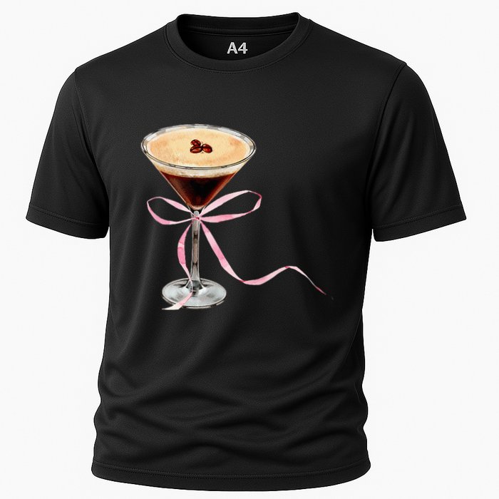 Espresso Martini P.I.N.K Bow Cooling Performance Crew T-Shirt