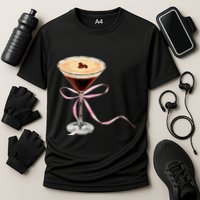 Espresso Martini P.I.N.K Bow Cooling Performance Crew T-Shirt