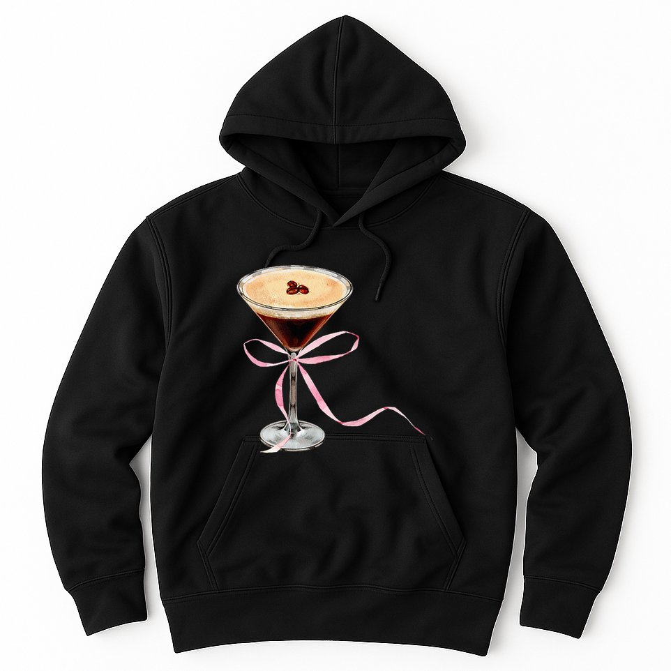 Espresso Martini P.I.N.K Bow Hoodie