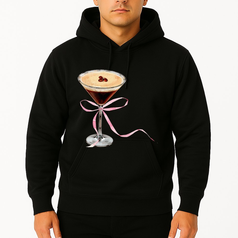 Espresso Martini P.I.N.K Bow Hoodie