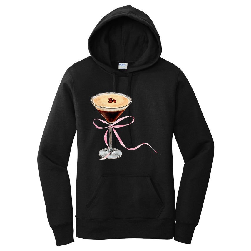 Espresso Martini P.I.N.K Bow Women's Pullover Hoodie