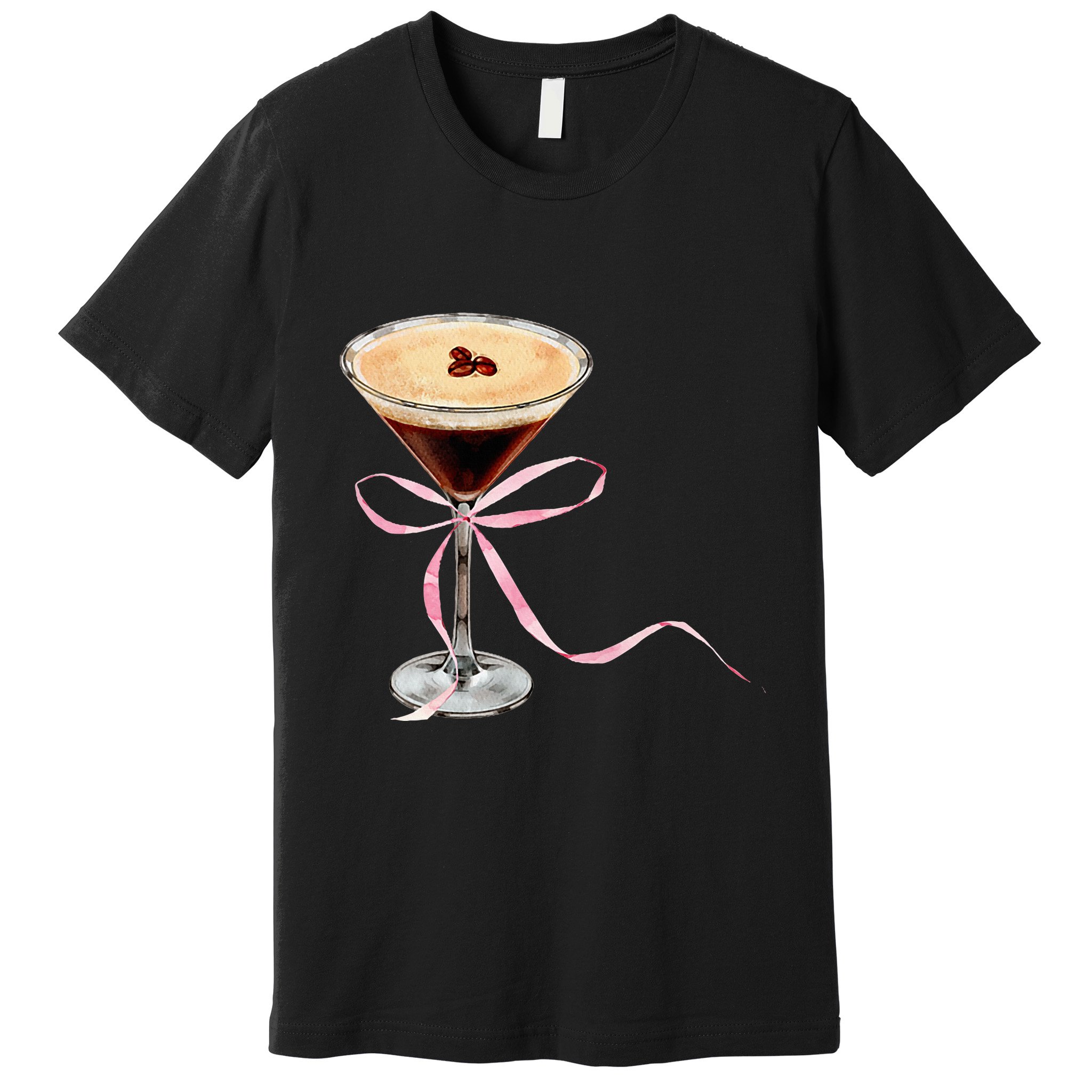 Espresso Martini P.I.N.K Bow Premium T-Shirt