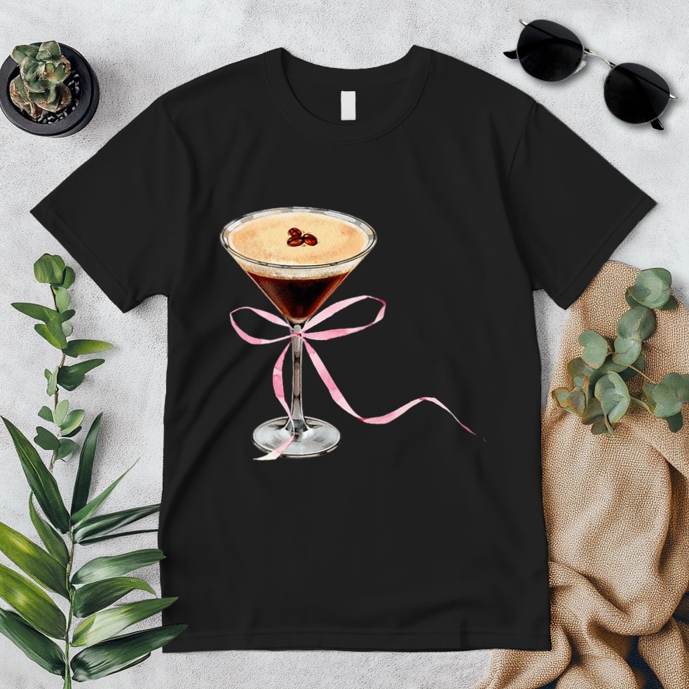 Espresso Martini P.I.N.K Bow Premium T-Shirt