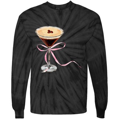 Espresso Martini P.I.N.K Bow Tie-Dye Long Sleeve Shirt