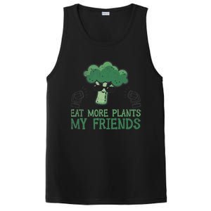 Eat More Plants My Friends Vegan Plant Vegetarians Fruits Gift PosiCharge Competitor Tank