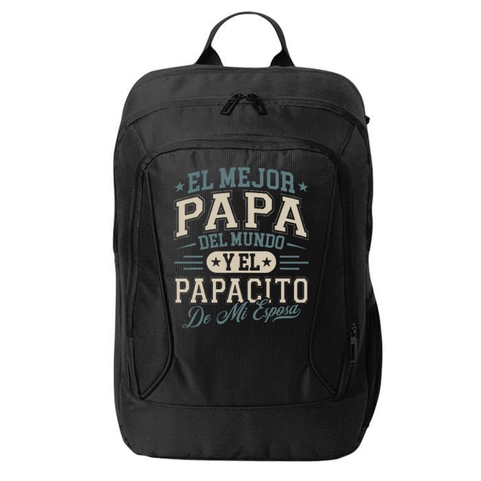 El Mejor Papa Del Mundo Camiseta En Espanol Padre Latino City Backpack