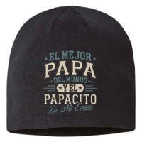 El Mejor Papa Del Mundo Camiseta En Espanol Padre Latino Sustainable Beanie