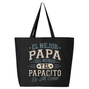 El Mejor Papa Del Mundo Camiseta En Espanol Padre Latino 25L Jumbo Tote