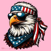 Eagle Mullet Patriotic 4th Of July Patriot Usa American Flag T-Shirt