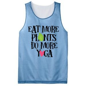 Eat More Plants Do More Yoga Vegan Workout Cute Gift Mesh Reversible Basketball Jersey Tank