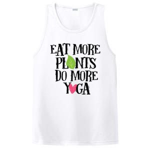 Eat More Plants Do More Yoga Vegan Workout Cute Gift PosiCharge Competitor Tank