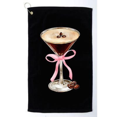 Espresso Martini P.I.N.K Bow Golf Towel