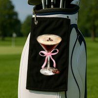 Espresso Martini P.I.N.K Bow Golf Towel