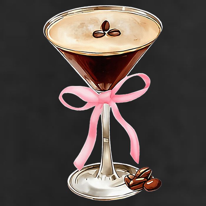 Espresso Martini P.I.N.K Bow Golf Towel