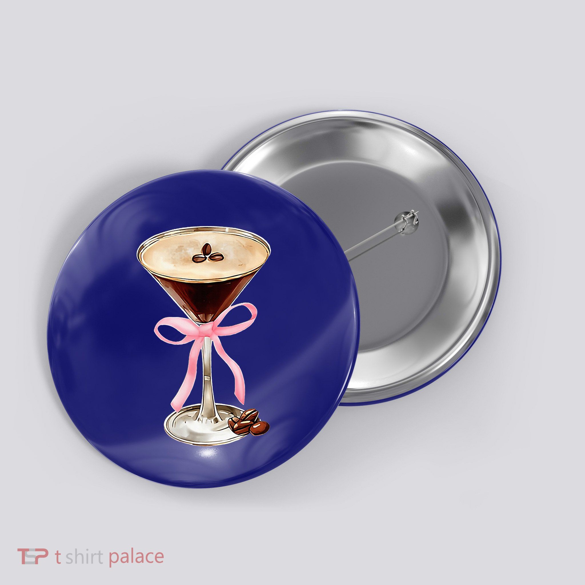 Espresso Martini P.I.N.K Bow Button