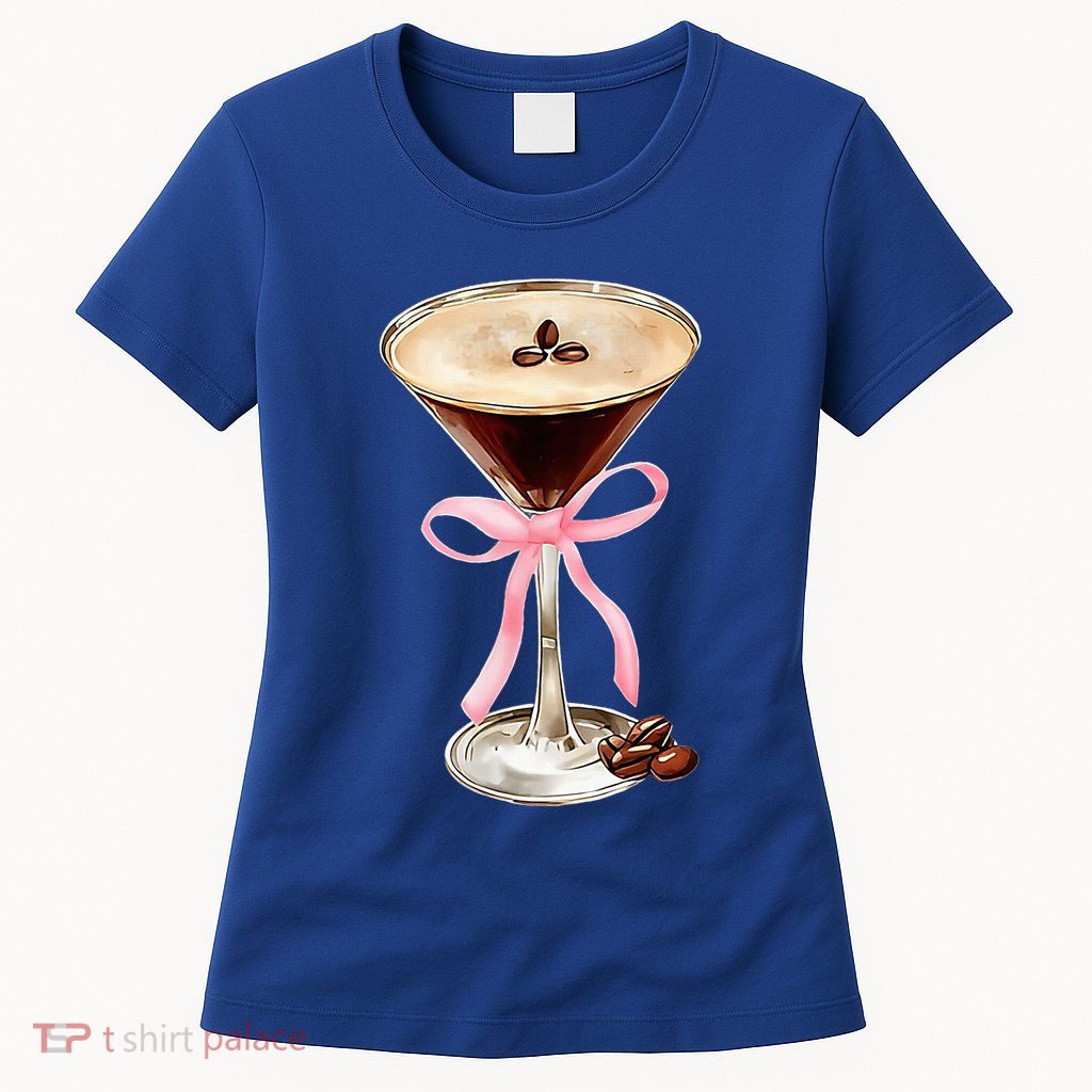 Espresso Martini P.I.N.K Bow Womens T-Shirt