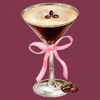 Espresso Martini P.I.N.K Bow 16oz Travel Tumbler