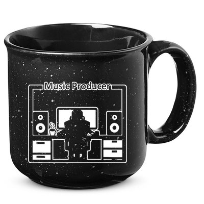 Electronic Music Producer Beatmaker 15oz Campfire Ceramic Mug