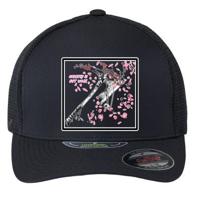 Empathy Is Not Weak Animae e Axe Floral Flexfit Unipanel Trucker Cap