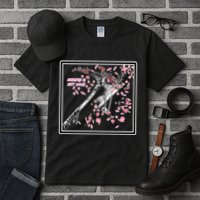 Empathy Is Not Weak Animae e Axe Floral Tall T-Shirt