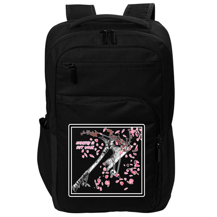 Empathy Is Not Weak Animae e Axe Floral Impact Tech Backpack