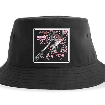 Empathy Is Not Weak Animae e Axe Floral Sustainable Bucket Hat