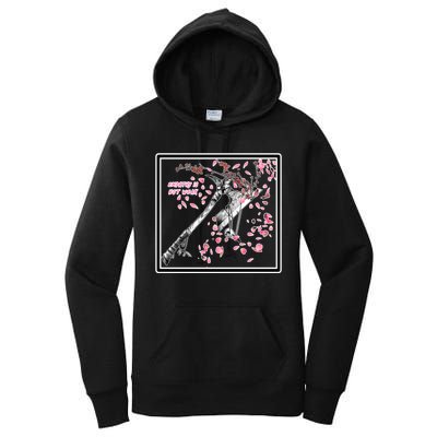 Empathy Is Not Weak Animae e Axe Floral Women's Pullover Hoodie