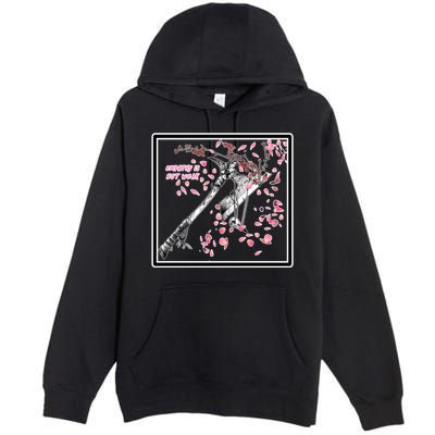 Empathy Is Not Weak Animae e Axe Floral Premium Pullover Hoodie