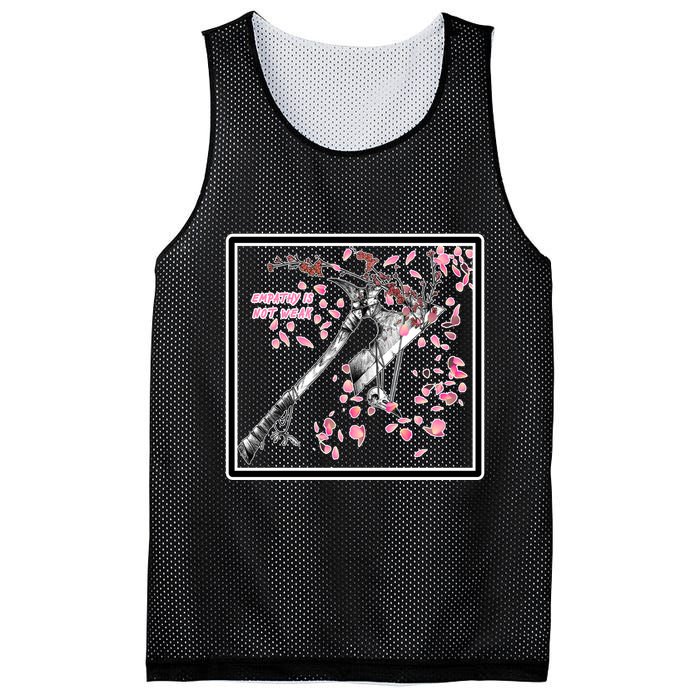 Empathy Is Not Weak Animae e Axe Floral Mesh Reversible Basketball Jersey Tank