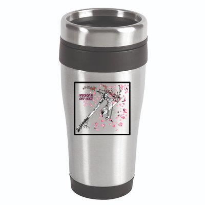 Empathy Is Not Weak Animae e Axe Floral 16oz Travel Tumbler