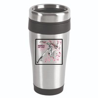 Empathy Is Not Weak Animae e Axe Floral 16oz Travel Tumbler