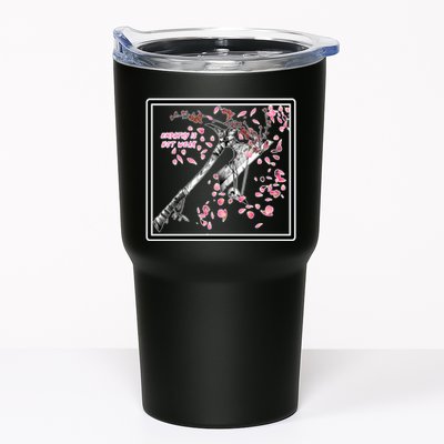 Empathy Is Not Weak Animae e Axe Floral Tumbler